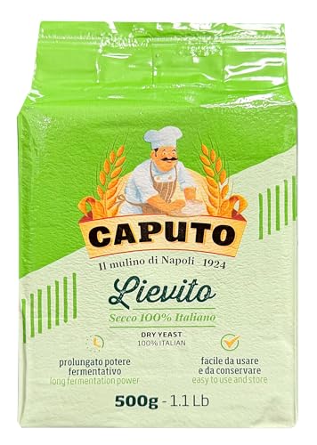 Antimo Caputo Lievito Active Dry Yeast 1.1 LB Pack Large - 17.63 Oz - Made in Italy - Perfect with 00 Flour for Bread, Pizza, and Pastries Antimo Caputo