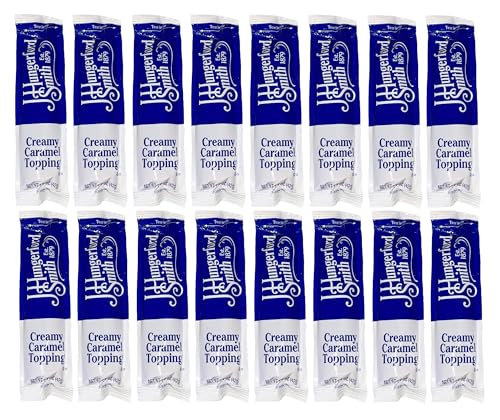 J Hungerford Smith Caramel Portion Control Packets 1.5 oz | Made in America | 16 Pack J. Hungerford Smith