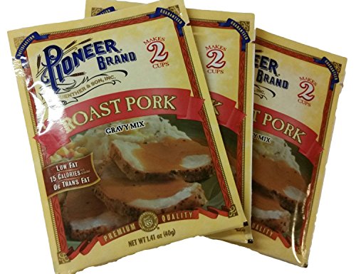 Pioneer Roast Pork Gravy Mix, 3 Packets