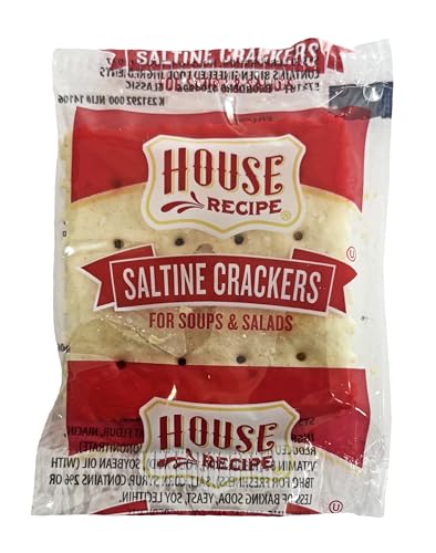 House Recipe Saltine Crackers 0.2 oz. Packet | Kosher | 50 Count