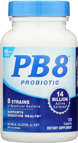 PB 8 Acidophilus Probiotic, 120 Count, (Value Pack of 2)