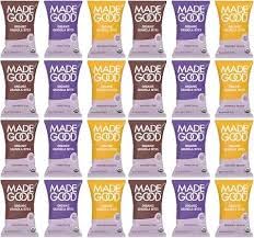 Granola Minis Variety Pack, MadeGods 24 Count Chocolate Chip, Strawberry & Chocolate Banana Gluten-Free, Allergy-Friendly Snack Bites