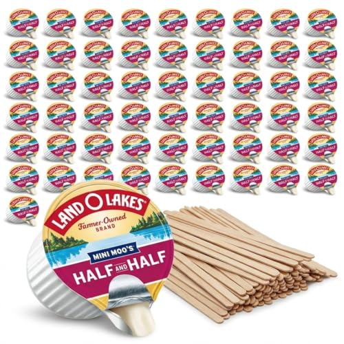 Land O Lakes Mini Moo's Half & Half with Stirrers, 100 Count