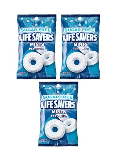 Lifesavers Sugar Free Peppermint (2.75 oz per pack) (Pack of 3)
