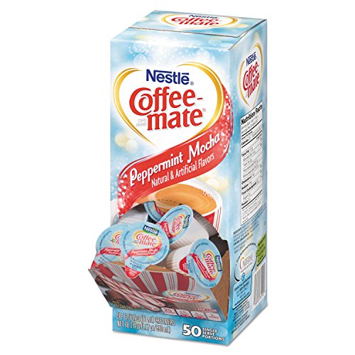Coffee-mate Peppermint Mocha Creamer Cups (Box of 50)