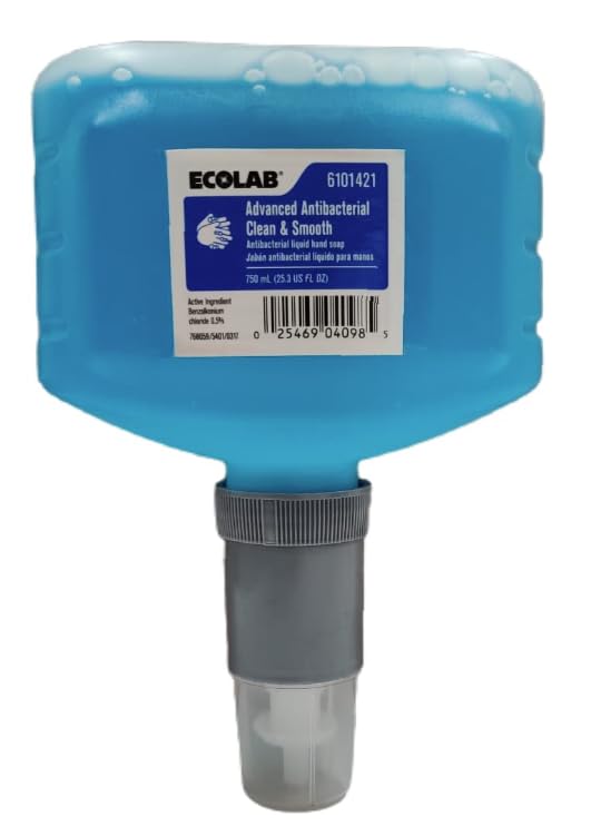 EcoL 6101421 Advanced Antibacterial Clean & Smooth Liquid Hand Soap - 750 ML 6 pack/Case