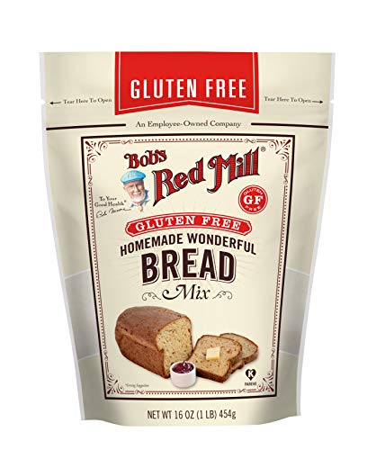 Bob's Red Mill Gluten Free Homemade Wonderful Bread Mix, 16oz (Pack of 1) - Gluten Free, Kosher Bob's Red Mill