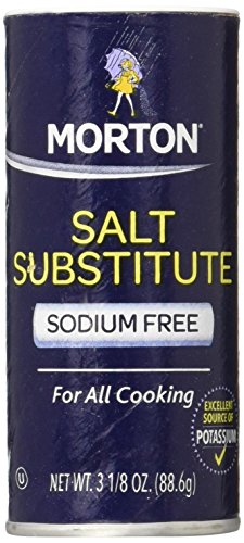 Morton Salt Substitute, Sodium Free, 3.12 Ounce Morton
