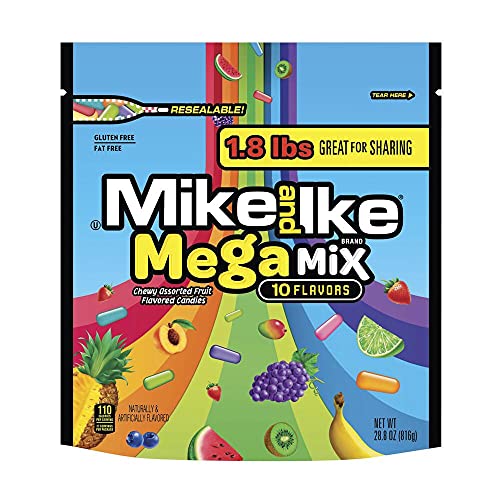Mike and Ike Mega Mix Candy, 28.8 oz