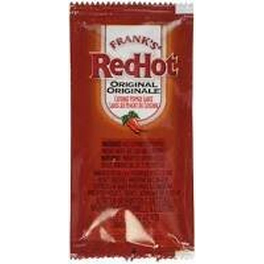 Frank's RedHot Original Hot Sauce Packets, 0.25 oz, 25 Count