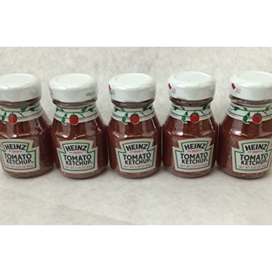 Heinz Ketchup Mini Glass Bottles, 2.25 oz, 5 Pack