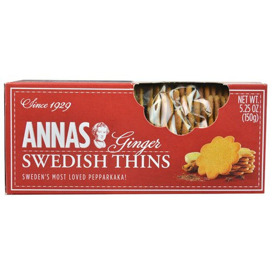 Anna's Swedish Ginger Thins, 5.25 oz, 2 Pack