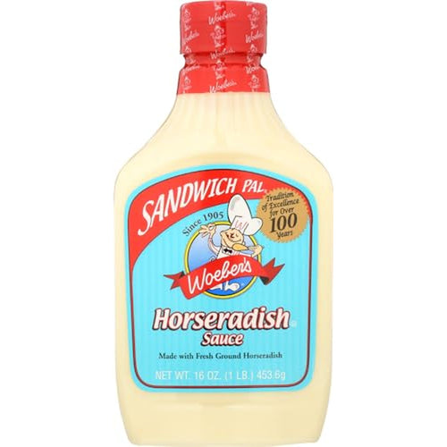 Woeber's Sandwich Pals Horseradish Sauce, 16 oz