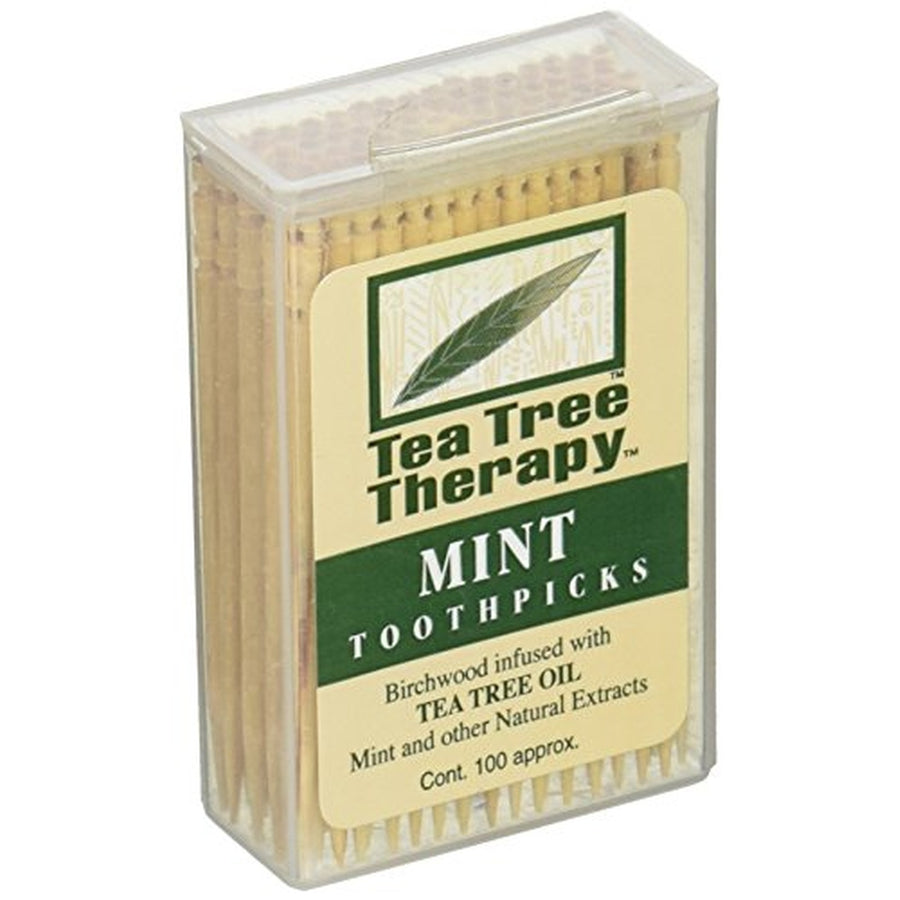 Tea Tree Therapy Mint Toothpicks, 100 Count
