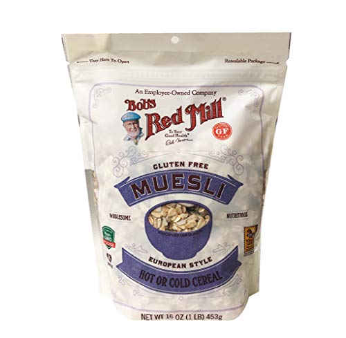 Bob's Red Mill New European Style Hot or Cold Cereal Museli 14oz, 1 Pack (Original) Bobs Red Mill Muesli