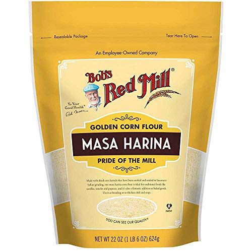Bob's Red Mill Golden Masa Harina Corn Flour, 22 oz, 4 Pack