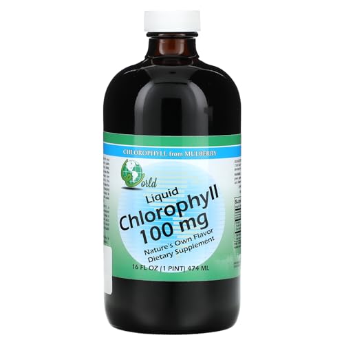 World Organic Liquid Chlorophyll 100mg Mullberry, 0.02 Pound