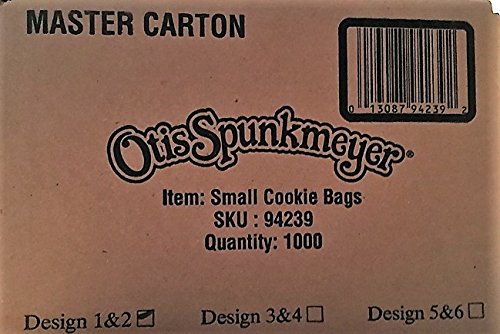 Otis Spunkmeyer 1,000-Count Disposable Paper Cookie Bags, White Otis Spunkmeyer