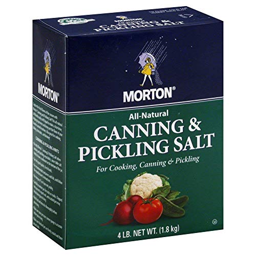Morton Canning and Pickling Salt, 4 pound (Pack of 3) Morton