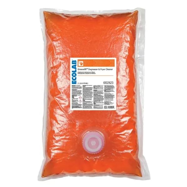 Ecolab Greaselift Degreaser & Fryer Cleaner 2L Liquid Concentrate Heavy Duty Kitchen Cleaner
