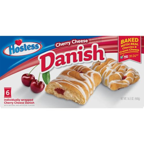 Hostess Bakery, Danish Cherry Cheese Bear Claw, 16.5 Oz Hostess