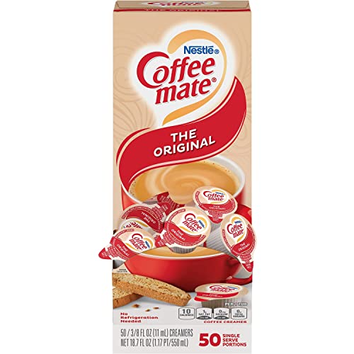 Nestle 35110 Coffee-Mate Original Flavor Creamer, Single Serve Portions, 50/Box Nestle Coffee mate