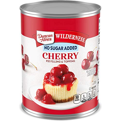 Duncan Hines Wilderness No Sugar Added Pie Filling and Topping, Cherry, 20 Ounce Duncan Hines