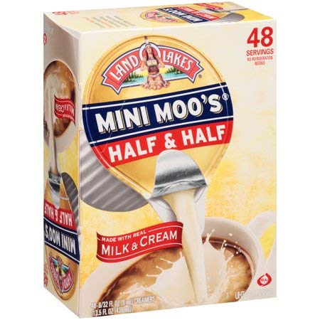 Land O Lakes Mini Moo's Half & Half, 48 Count