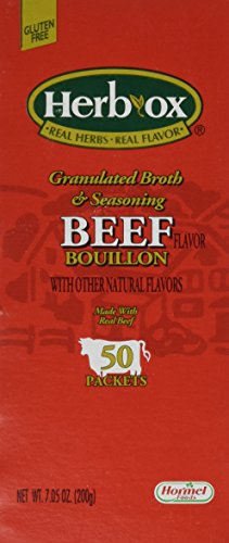 Hormel Herb Ox Beef Bouillon 50 Packets Herb-ox