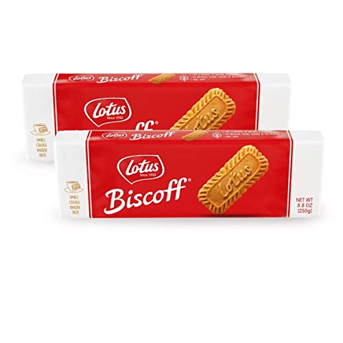 Lotus Biscoff Cookies – Caramelized Biscuit Cookies – 64 Cookies (2 packs of 32) – Vegan Lotus