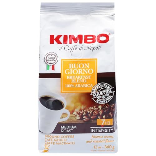 Kimbo Buon Giorno Ground Coffee, 12 oz