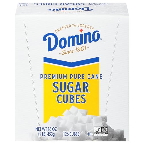 Domino, Premium Pure Cane Sugar Cubes Dots, 16 Ounce Domino