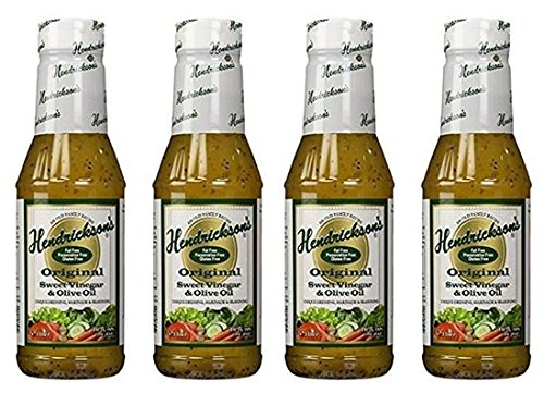 Hendricksons Dressing Original Sweet Vinegar and Olive Oil 16 fl oz (4-pack) Hendrickson's