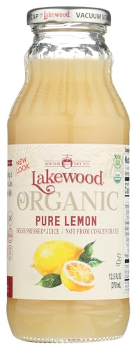 LAKEWOOD JUICE LEMON PURE ORG, 12.5 FO by Lakewood Lakewood