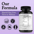 Liver Cleanse and Detox & Repair Formula - Herbal Liver Support Supplement with Milk Thistle Dandelion Root & Artichoke Extract for Liver Health - Silymarin Milk Thistle Liver Detox 60 Capsules - Healthy Day Supplements