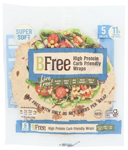 BFree High Protein Carb Savvy Tortillas, 7.41 OZ - 5 Tortillas (Pack of 1) BFree