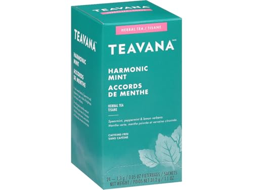 Teavana SBK13091 Harmonic Mint Decaf Tea Bags, 24/Box Teavana