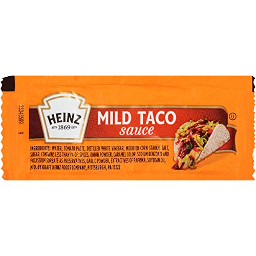 Heinz Mild Taco Sauce Packets, 0.3 oz, 200 Count