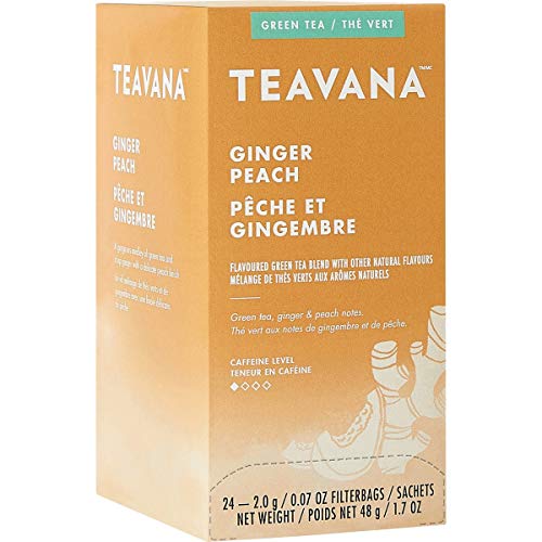 Teavana Ginger Peach Green Tea, 24 Count