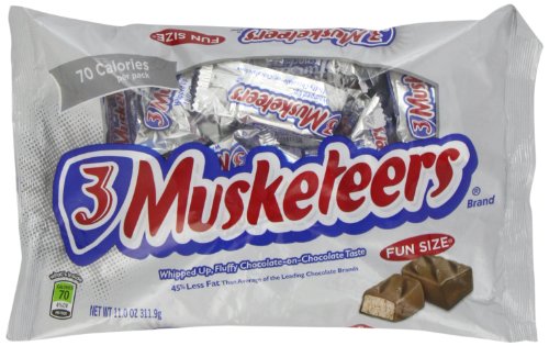 3 Musketeers Fun Size Candy Bars, 11 oz