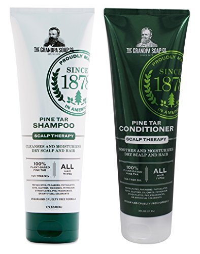 Grandpa's Pine Tar Shampoo 8oz and Conditioner 8oz Bundle Grandpa's