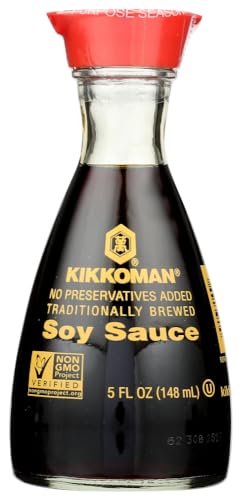 Kikkoman Soy Sauce in Dispenser, 5 Fl Oz (Pack of 2) Kikkoman