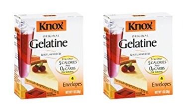 2 boxes - Knox Gelatin Unflavored Original, 4 per box, Total 8 packets Knox