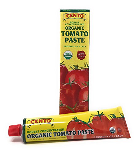 Cento Double Concentrated ORGANIC Tomato Paste - 2/ 4.56 oz tubes Cento