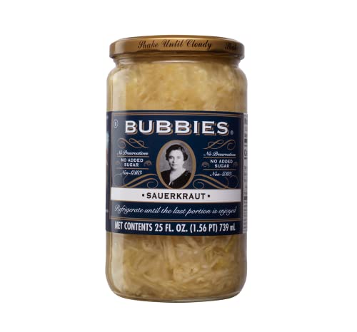 Bubbies Sauerkraut, 25 Ounce Bubbies