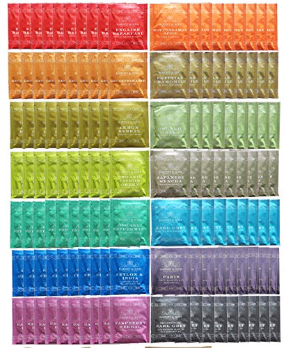 Harney & Sons Assorted Tea Bag Sampler 140 Count Great for Breakrooms, Offices, Food Service Tea Sampler Harney & Sons