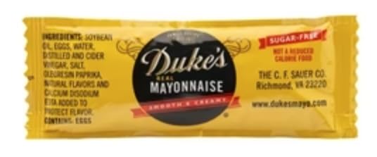 Sugar Free Mayonnaise Packets - Dukes Smooth & Creamy (50 Count) Generic