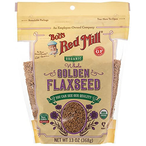 Bob's Red Mill Organic Golden Flaxseed, 13 oz