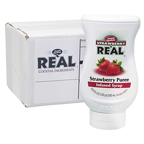 Reàl Strawberry Puree Infused Syrup, 16.9 fl oz
