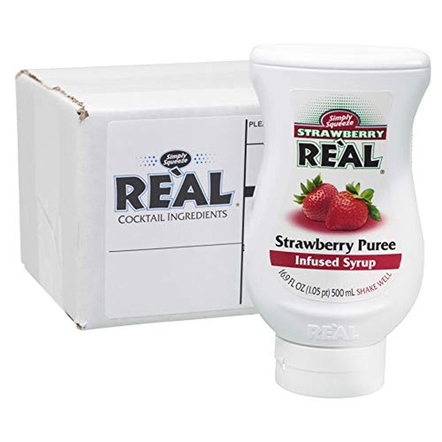 Reàl Strawberry Puree Infused Syrup, 16.9 fl oz